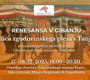 Renesansa v gibanju  Delavnica zgodovinskega plesa z Tanjo Skok